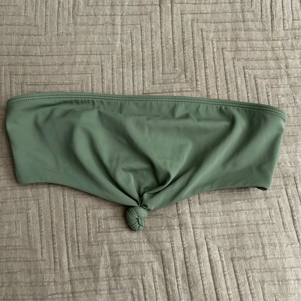 Olive green bikini top